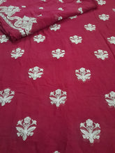 Load image into Gallery viewer, Branded 2-Piece embroidered chiffon