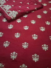 Load image into Gallery viewer, Branded 2-Piece embroidered chiffon