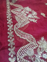 Load image into Gallery viewer, Branded 2-Piece embroidered chiffon