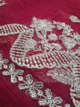 Load image into Gallery viewer, Branded 2-Piece embroidered chiffon