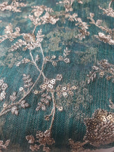 Load image into Gallery viewer, Mariab Fabric Embroidered Zari Net