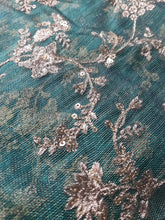 Load image into Gallery viewer, Mariab Fabric Embroidered Zari Net