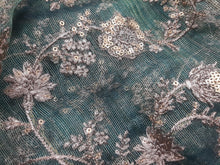 Load image into Gallery viewer, Mariab Fabric Embroidered Zari Net