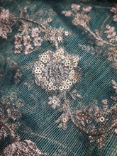 Load image into Gallery viewer, Mariab Fabric Embroidered Zari Net