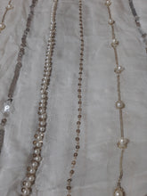 Load image into Gallery viewer, Branded Fabric Chiffon Pearl Embellished