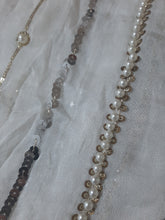 Load image into Gallery viewer, Branded Fabric Chiffon Pearl Embellished