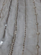 Load image into Gallery viewer, Branded Fabric Chiffon Pearl Embellished