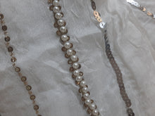 Load image into Gallery viewer, Branded Fabric Chiffon Pearl Embellished