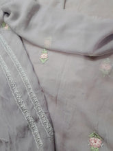 Load image into Gallery viewer, Mariab Duppta Embroidered Chiffon