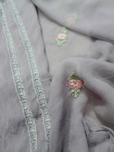 Load image into Gallery viewer, Mariab Duppta Embroidered Chiffon