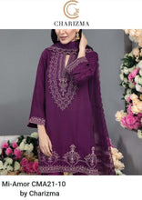 Load image into Gallery viewer, Charizma Fabric Plain Raw Silk