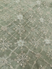 Load image into Gallery viewer, Mariab Fabric Luxe Embroidered Chiffon