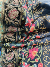 Load image into Gallery viewer, Mariab Saree Ready to Wear Pure Charemuse Silk complete