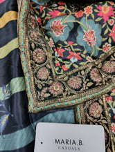 Load image into Gallery viewer, Mariab Saree Ready to Wear Pure Charemuse Silk complete