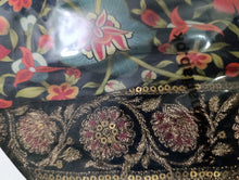 Load image into Gallery viewer, Mariab Saree Ready to Wear Pure Charemuse Silk complete