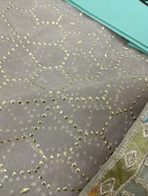 Load image into Gallery viewer, Mariab Duppta Ready to wear stick on Mukesh