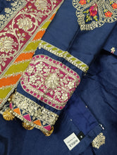 Load image into Gallery viewer, Mariab Saree Ready to Wear Banarsi Style