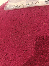 Load image into Gallery viewer, Mariab Fabric Luxe diamonties Schiffli chiffon