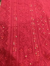 Load image into Gallery viewer, Mariab Fabric Luxe Chiffon Embroidered