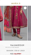 Load image into Gallery viewer, Mariab Duppta Ready to wear Silk Chunri Printed