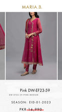 Load image into Gallery viewer, Mariab Duppta Ready to wear Silk Chunri Printed