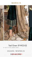 Load image into Gallery viewer, Mariab Fabric Embriodered Zari Net