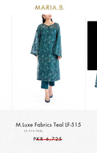 Load image into Gallery viewer, Mariab Fabric Luxe Organza