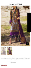 Load image into Gallery viewer, Sana Safinaz 3-piece Velvet