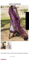 Load image into Gallery viewer, Sana Safinaz 3-piece Velvet
