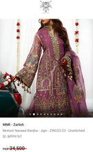 Load image into Gallery viewer, MNR Fabric Embroidered Organza