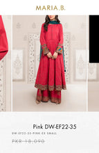 Load image into Gallery viewer, Mariab Fabric Embroidered Chiffon