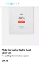 Load image into Gallery viewer, Primark Quilt Cover Smocked