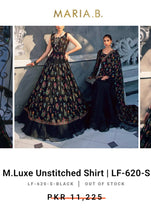 Load image into Gallery viewer, Mariab Fabric Luxe Embroidered Chiffon