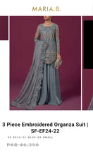 Load image into Gallery viewer, Mariab Duppta Ready to wear chiffon scallop