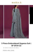 Load image into Gallery viewer, Mariab Duppta Ready to wear chiffon scallop