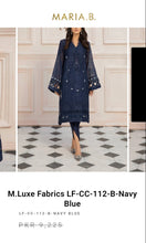 Load image into Gallery viewer, Mariab Fabric Luxe Chiffon Embroidered