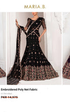 Load image into Gallery viewer, Mariab Shirt Luxe Embellished Net