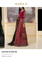 Load image into Gallery viewer, Mariab Choli Adda Work