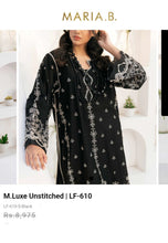 Load image into Gallery viewer, Mariab Fabric Luxe Embroidered Lawn