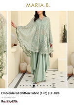 Load image into Gallery viewer, Mariab Fabric Luxe Embroidered Chiffon