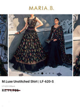Load image into Gallery viewer, Mariab Fabric Luxe Embroidered Chiffon