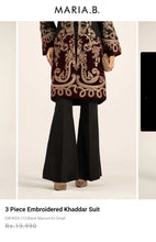 Load image into Gallery viewer, Mariab 3-Piece Ready to Wear Velvet Appliqued