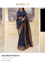 Load image into Gallery viewer, Mariab Saree Ready to Wear Banarsi Style