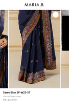 Load image into Gallery viewer, Mariab Saree Ready to Wear Banarsi Style