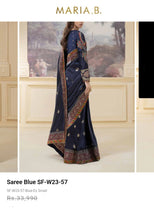 Load image into Gallery viewer, Mariab Saree Ready to Wear Banarsi Style
