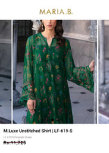 Load image into Gallery viewer, Mariab Fabric Luxe Embroidered Chiffon