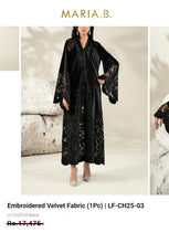 Load image into Gallery viewer, Mariab Fabric Luxe Embroidered Velvet