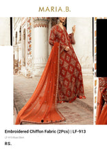 Load image into Gallery viewer, Mariab Shirt Luxe Embroidered Chiffon