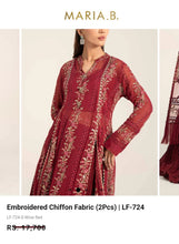 Load image into Gallery viewer, Mariab Fabric Luxe Chicken Kari Chiffon