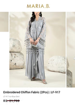 Load image into Gallery viewer, Mariab Shirt Luxe Embroidered Chiffon